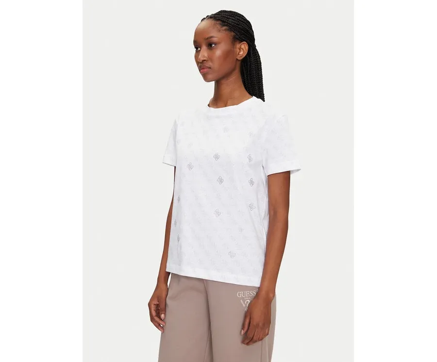 obrazek 1 Guess T-Shirt V5GI16 I3Z14 Biały Regular Fit