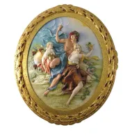 Zdjęcie Stylowy obraz wykonany z porcelany