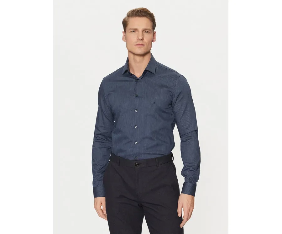 obrazek 1 Calvin Klein Koszula K10K113844 Granatowy Slim Fit