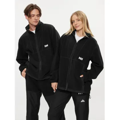 Zdjęcie Helly Hansen Polar Unisex Yu Fleece 54018 Czarny Relaxed Fit