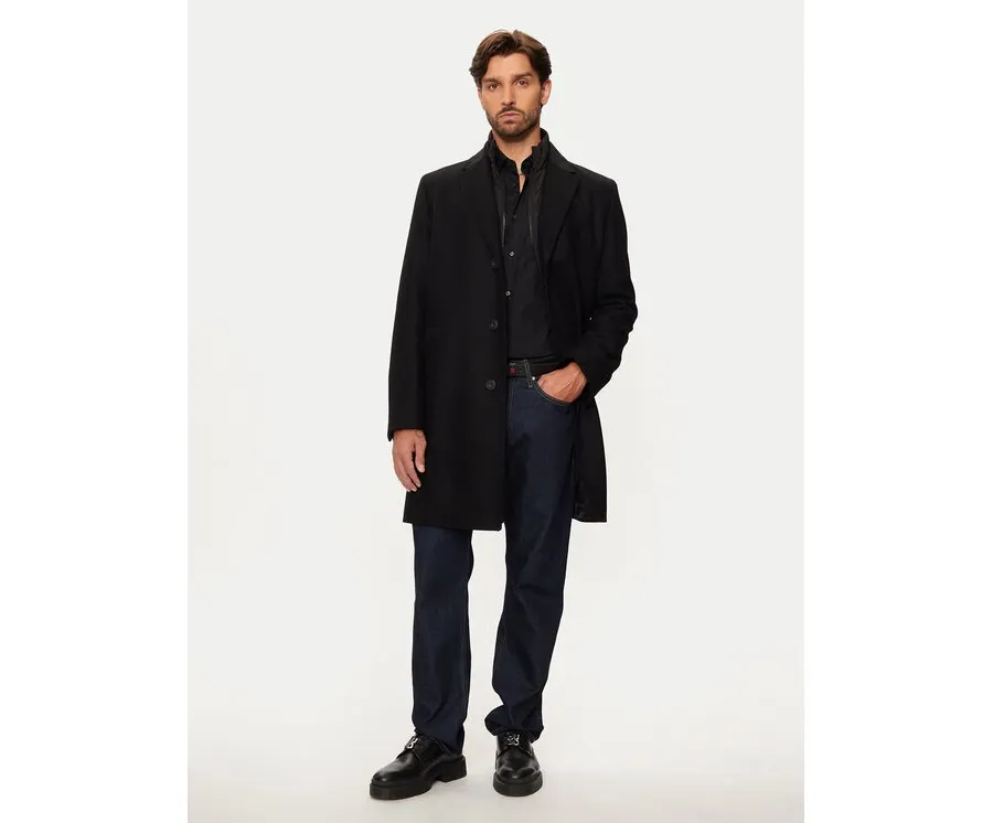 obrazek 1 Hugo Płaszcz przejściowy Milogan2441 50528836 Czarny Regular Fit HUGO