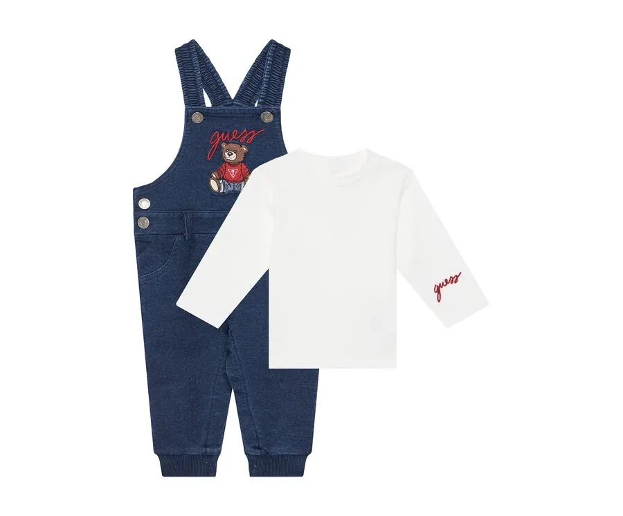 obrazek 1 Guess Komplet bluzka i spodnie I5YG10 K6YW1 Biały Regular Fit