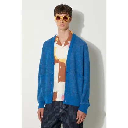 Zdjęcie ICECREAM kardigan z domieszką wełny Popsicle Cardigan kolor niebieski IC24216