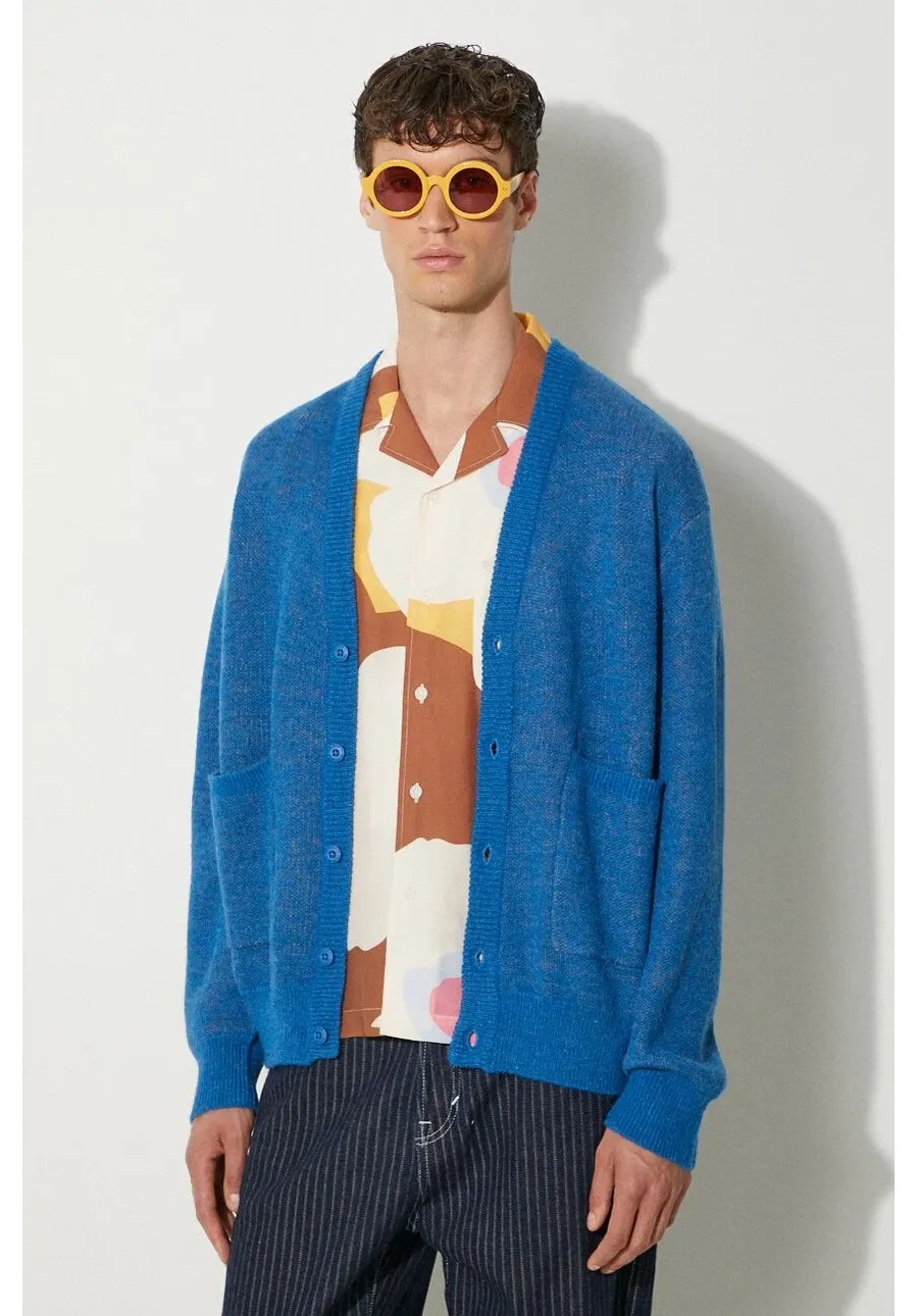 obrazek 1 ICECREAM kardigan z domieszką wełny Popsicle Cardigan kolor niebieski IC24216