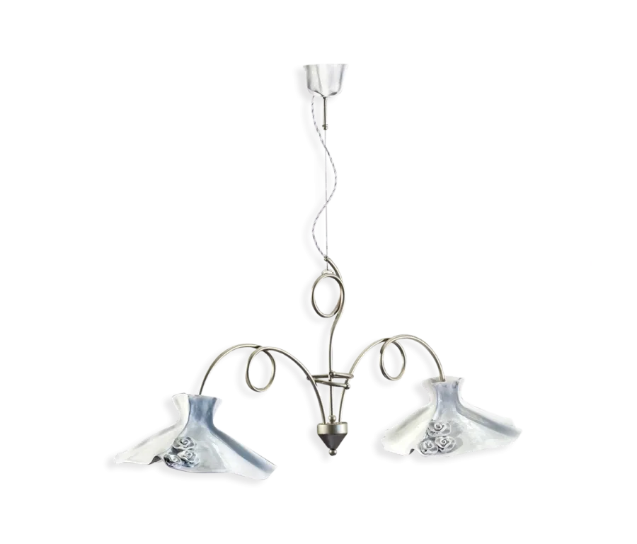 obrazek 1 Klasyczna podwójna włoska lampa wisząca o wyjątkowym designie