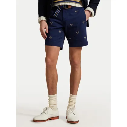 Zdjęcie Polo Ralph Lauren Szorty materiałowe 710963496001 Granatowy Straight Fit
