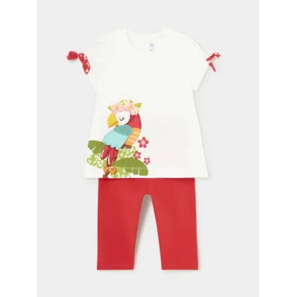 Zdjęcie Mayoral Komplet t-shirt i legginsy 1738 Czerwony Regular Fit