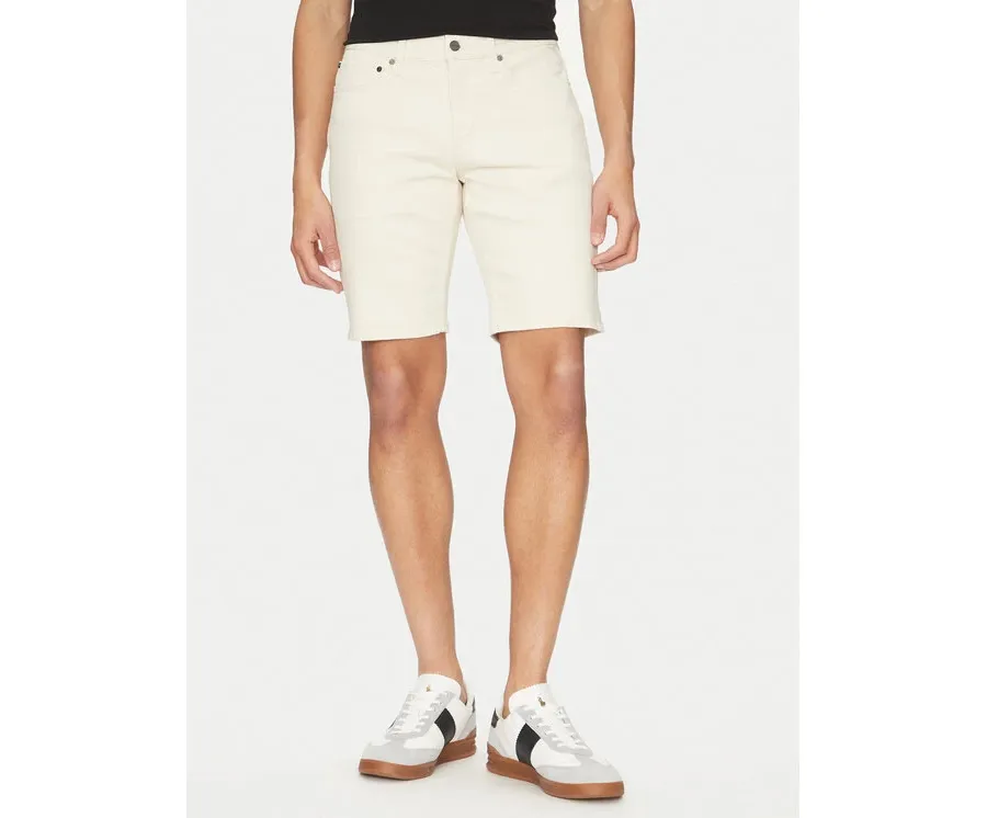obrazek 1 Calvin Klein Szorty jeansowe K10K114078 Écru Slim Fit