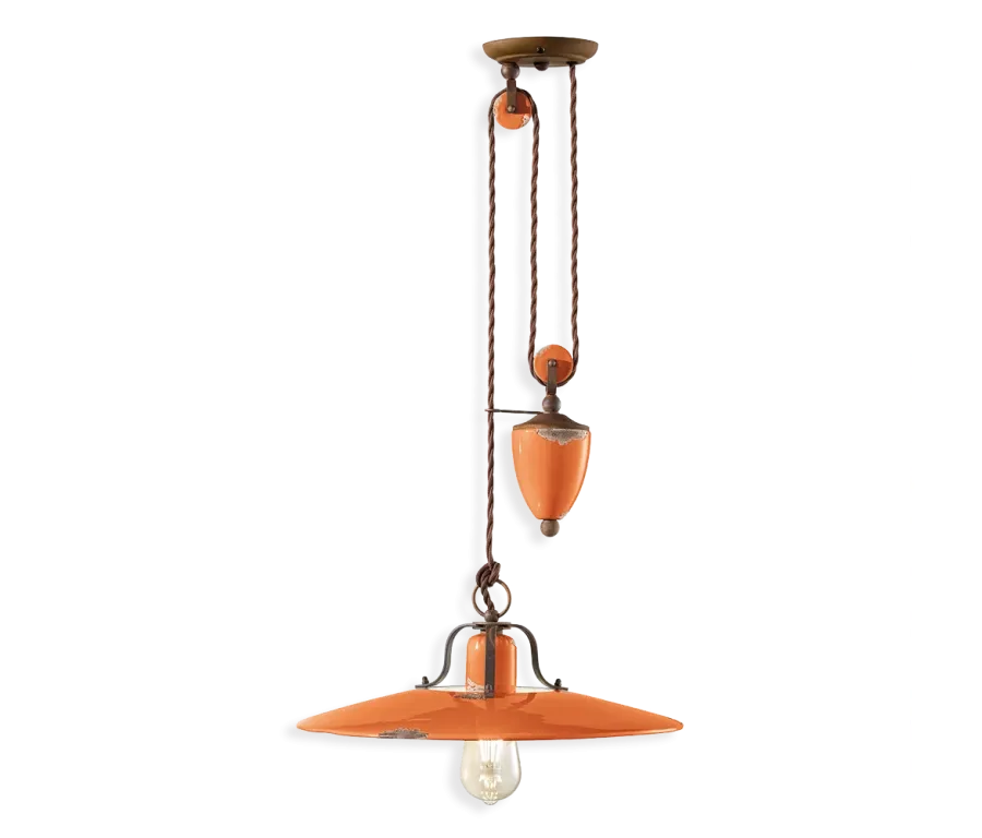 obrazek 4 Luksusowa lampa wisząca retro z Włoch