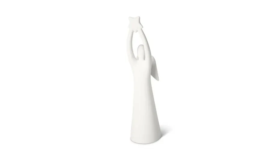 obrazek 1 Ceramiczna figurka anioła z gwiazdą