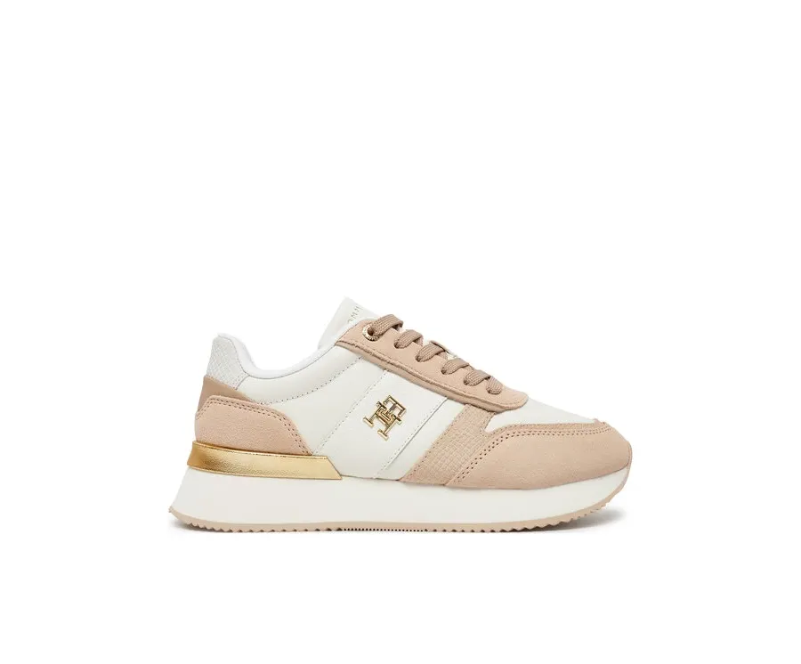 obrazek 1 Tommy Hilfiger Sneakersy Th Fashion Runner FW0FW08475 Beżowy