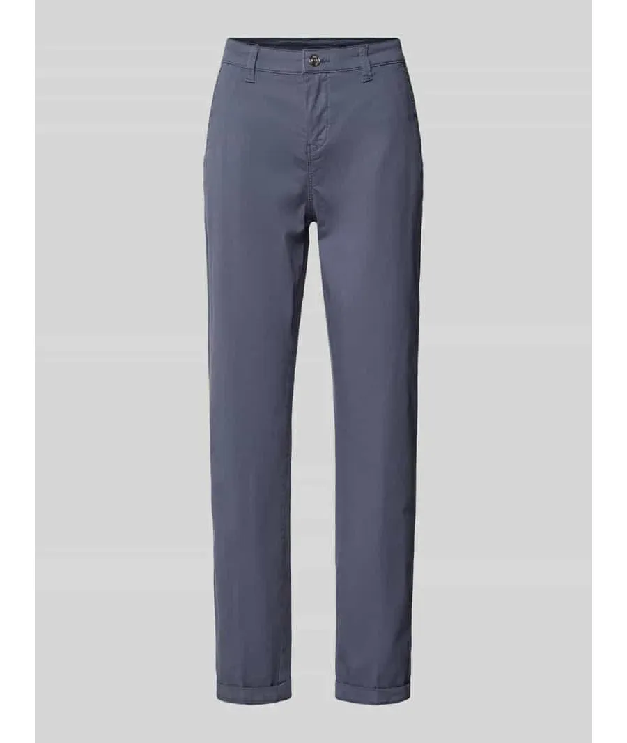 obrazek 1 Chinosy o skróconym kroju slim fit model ‘TURN UP’