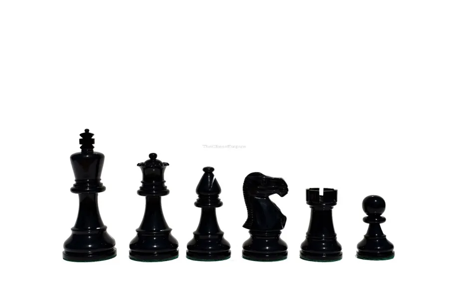 obrazek 3 Niebiesko-czarny zestaw figur szachowych - The Chess Empire