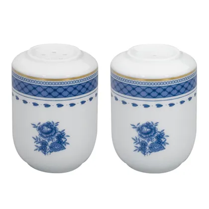 Zdjęcie Porcelanowy zestaw – solniczka i pieprzniczka z klasycznej kolekcji Cozinha Velha - Vista Alegre