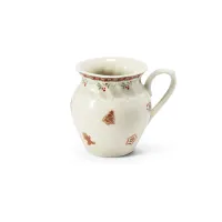 Zdjęcie Wyjątkowy kubek Alba z porcelany zdobiony delikatnym świątecznym motywem – Leander
