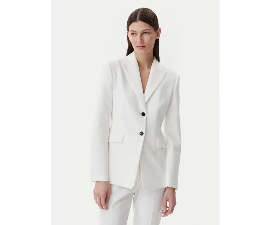 obrazek 1 HUGO Marynarka Asmalla 50540787 Biały Slim Fit