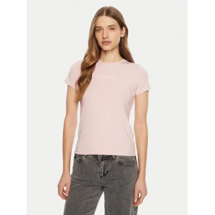 Zdjęcie Guess Jeans T-Shirt W4YI01 J1314 Różowy Regular Fit