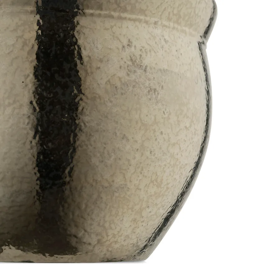 obrazek 2 Olbrzymia donica z glazurowanej ceramiki H.41xL.55xD.Int.47 cm