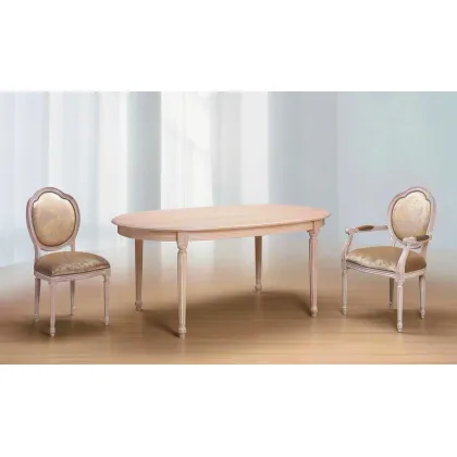 Zdjęcie Antyczny oryginalny owalny stół do salonu - Morello Gianpaolo