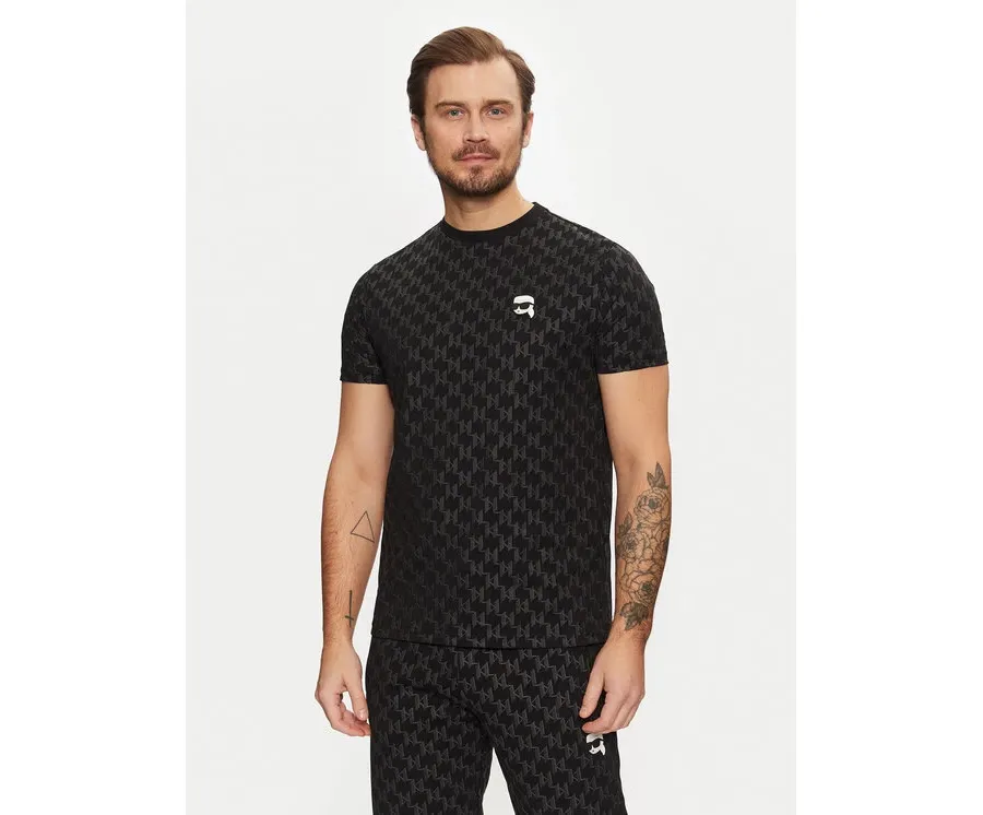 obrazek 1 KARL LAGERFELD T-Shirt 755096 551251 Czarny Regular Fit