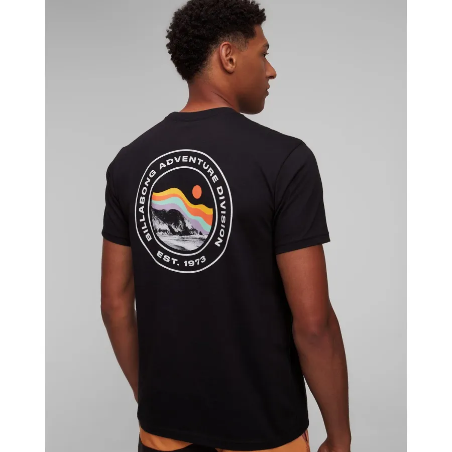 obrazek 1 Czarny T-shirt Męski Billabong Rockies Ss