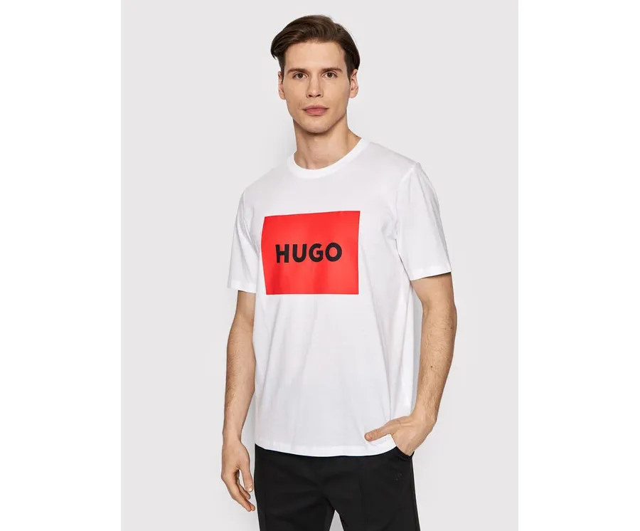 obrazek 1 Hugo T-Shirt Dulive222 50467952 Biały Regular Fit HUGO