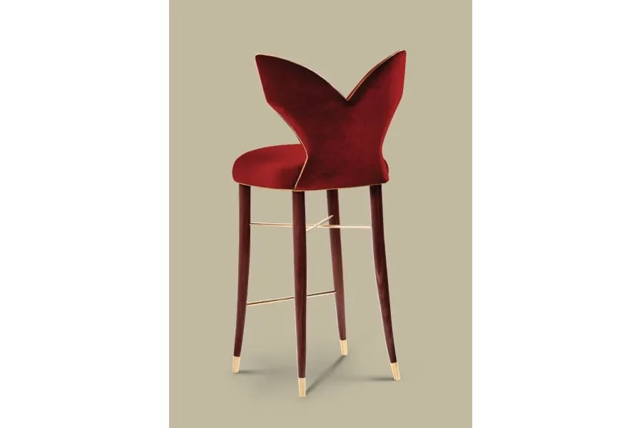 picture 4 Designer upholstered bar stool - Ottiu