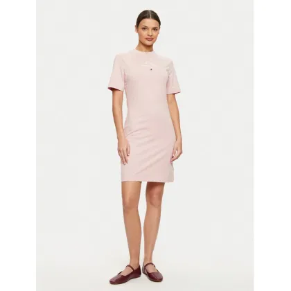 Zdjęcie Tommy Hilfiger Sukienka codzienna WW0WW43830 Różowy Regular Fit