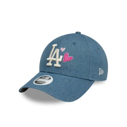 Zdjęcie New Era Czapka z daszkiem Los Angeles Dodgers Denim Icon 9Forty 60595350 Niebieski