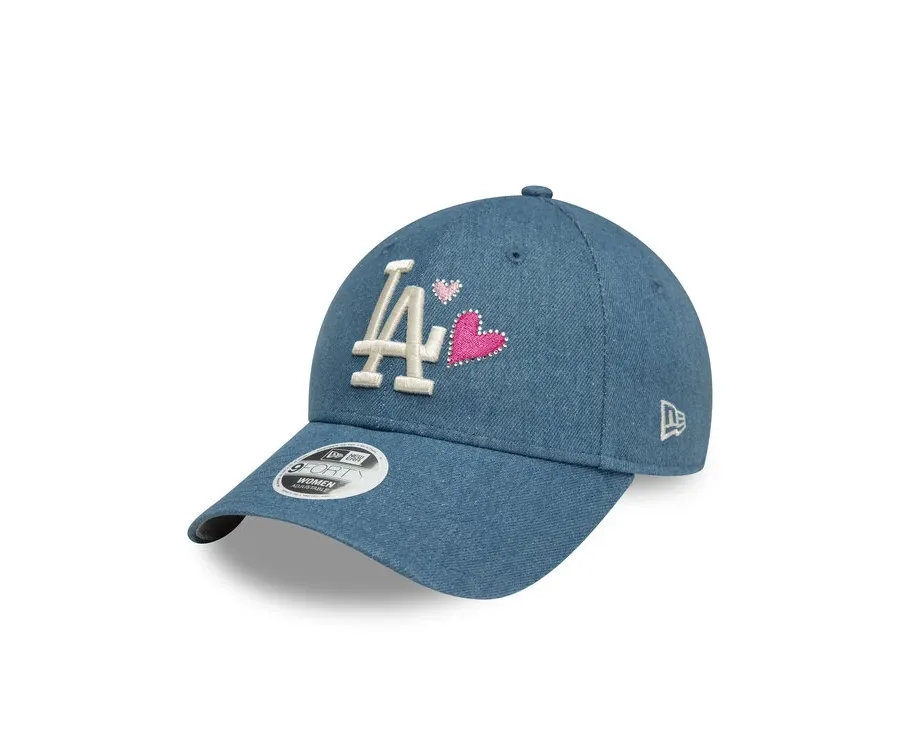 obrazek 1 New Era Czapka z daszkiem Los Angeles Dodgers Denim Icon 9Forty 60595350 Niebieski