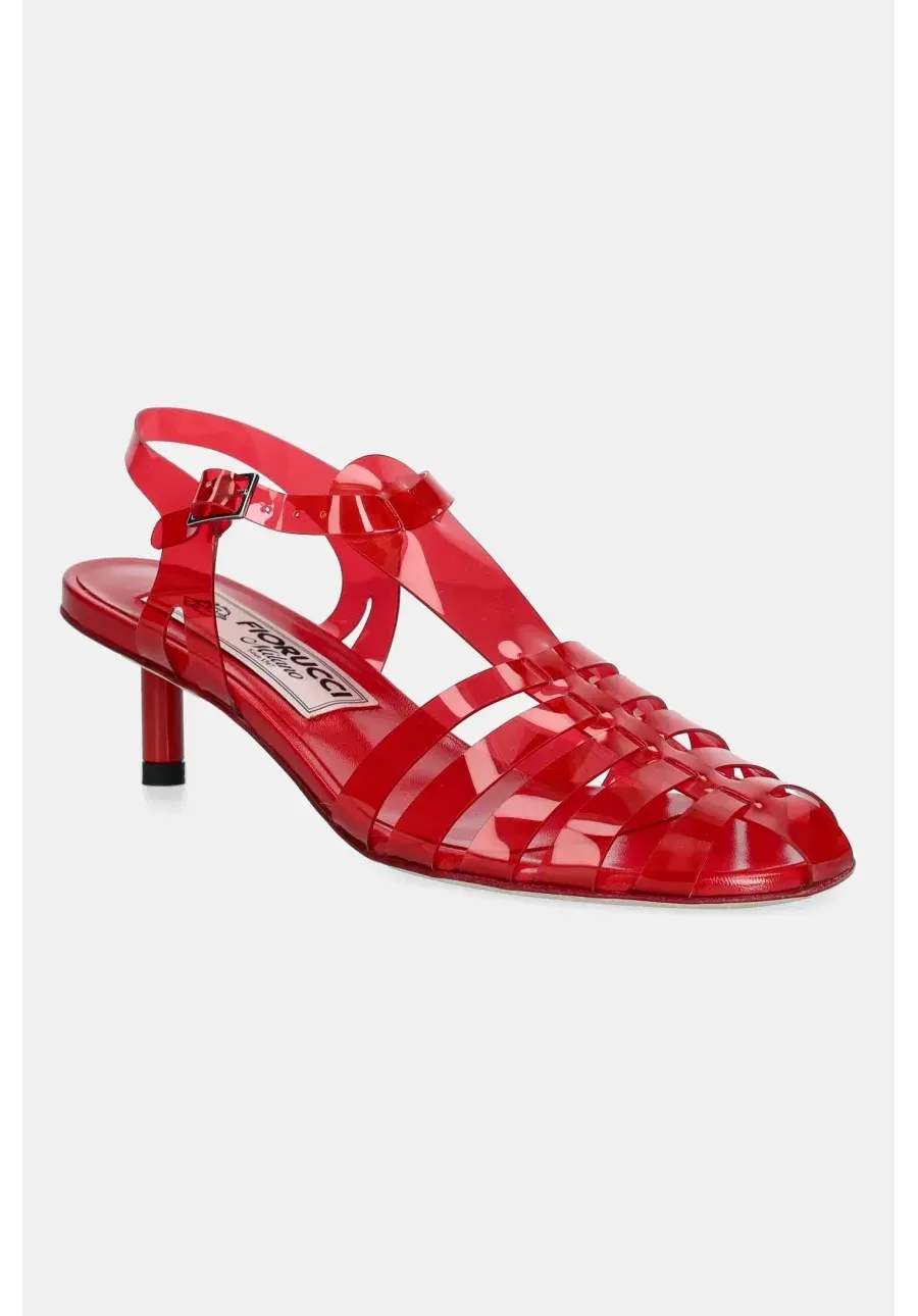 obrazek 1 Fiorucci szpilki Jelly Kitten Heels kolor czerwony W02SMASH415PT02RD01