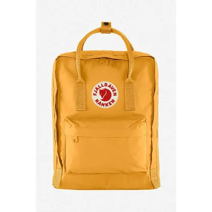 Zdjęcie Fjallraven plecak Kanken kolor żółty duży z aplikacją F23510.160-160