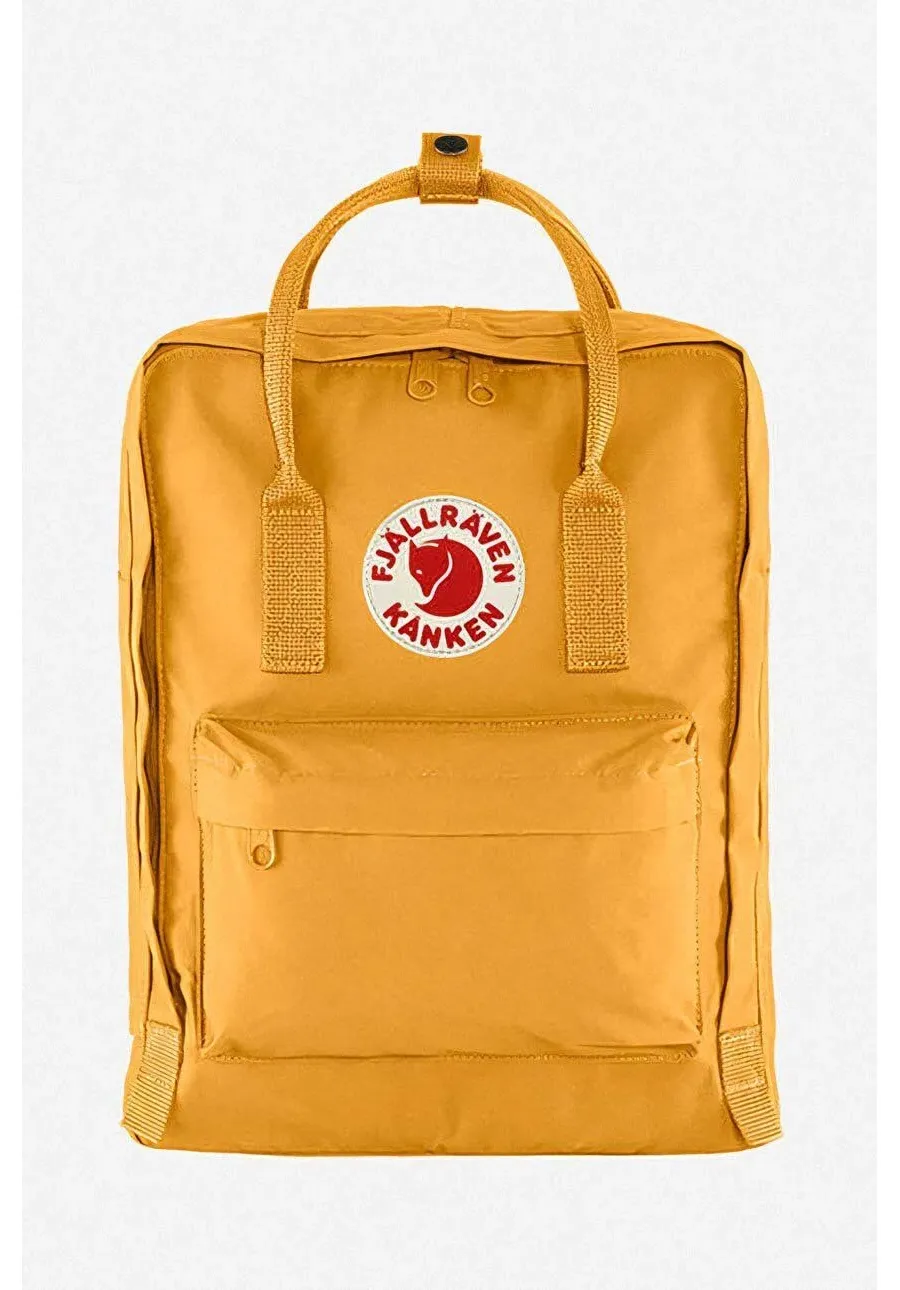 obrazek 1 Fjallraven plecak Kanken kolor żółty duży z aplikacją F23510.160-160