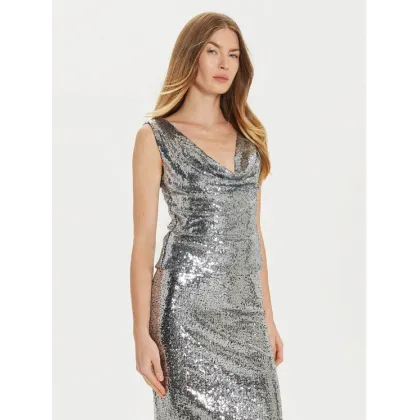 Zdjęcie ARTIGLI Bluzka ACCN000617 Srebrny Regular Fit