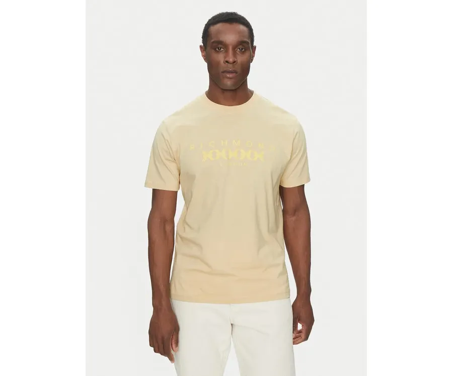 obrazek 1 Richmond X T-Shirt UMP25004TS Beżowy Regular Fit