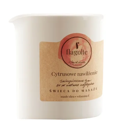 Zdjęcie Flagolie Świeca do masażu Cytrusowe nawilżenie, 200 g