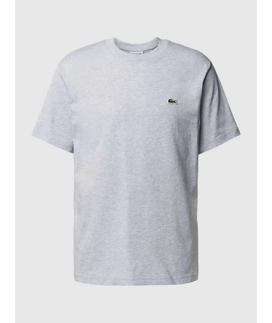 obrazek 1 T-shirt z detalem z logo model ‘BASIC ON’
