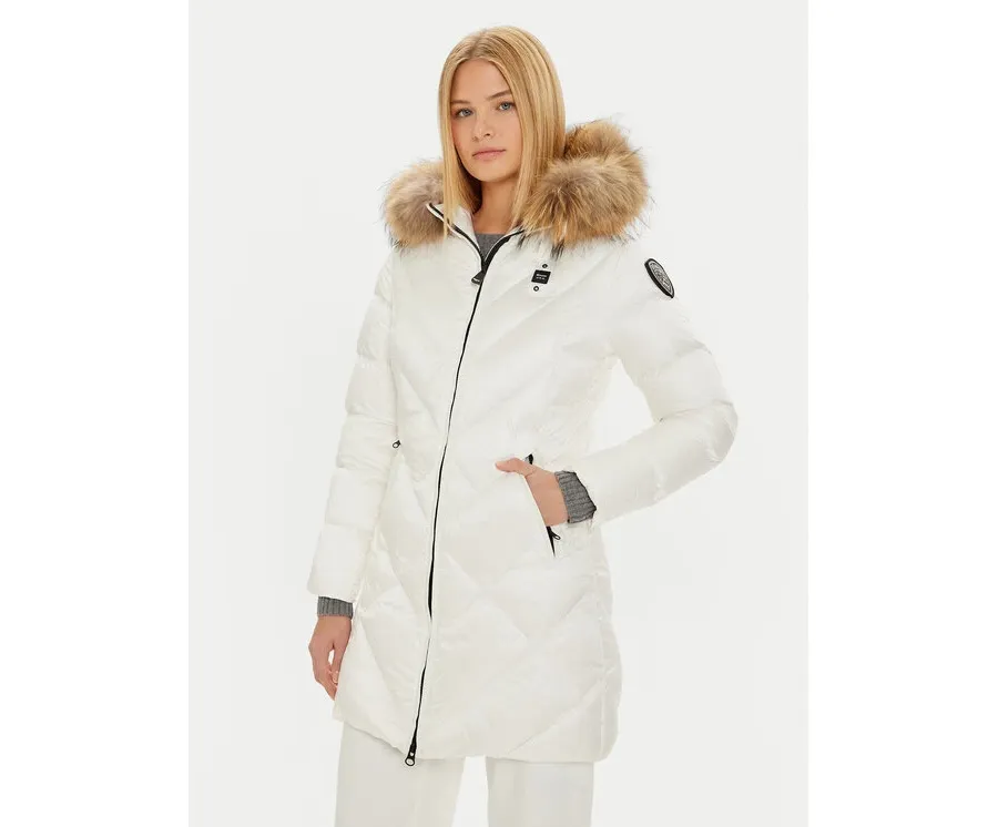 obrazek 1 Blauer Kurtka zimowa 24WBLDK03052 Biały Regular Fit