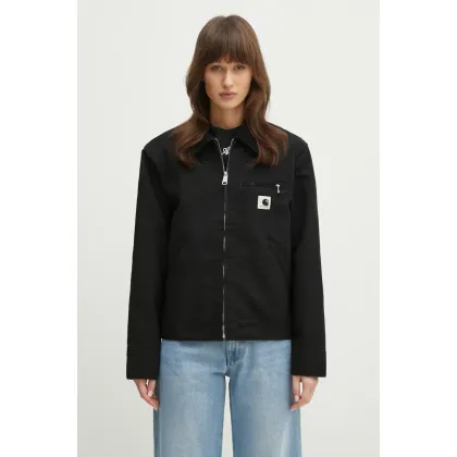 Zdjęcie Carhartt WIP kurtka bawełniana OG Detroit Jacket kolor czarny przejściowa oversize I034844