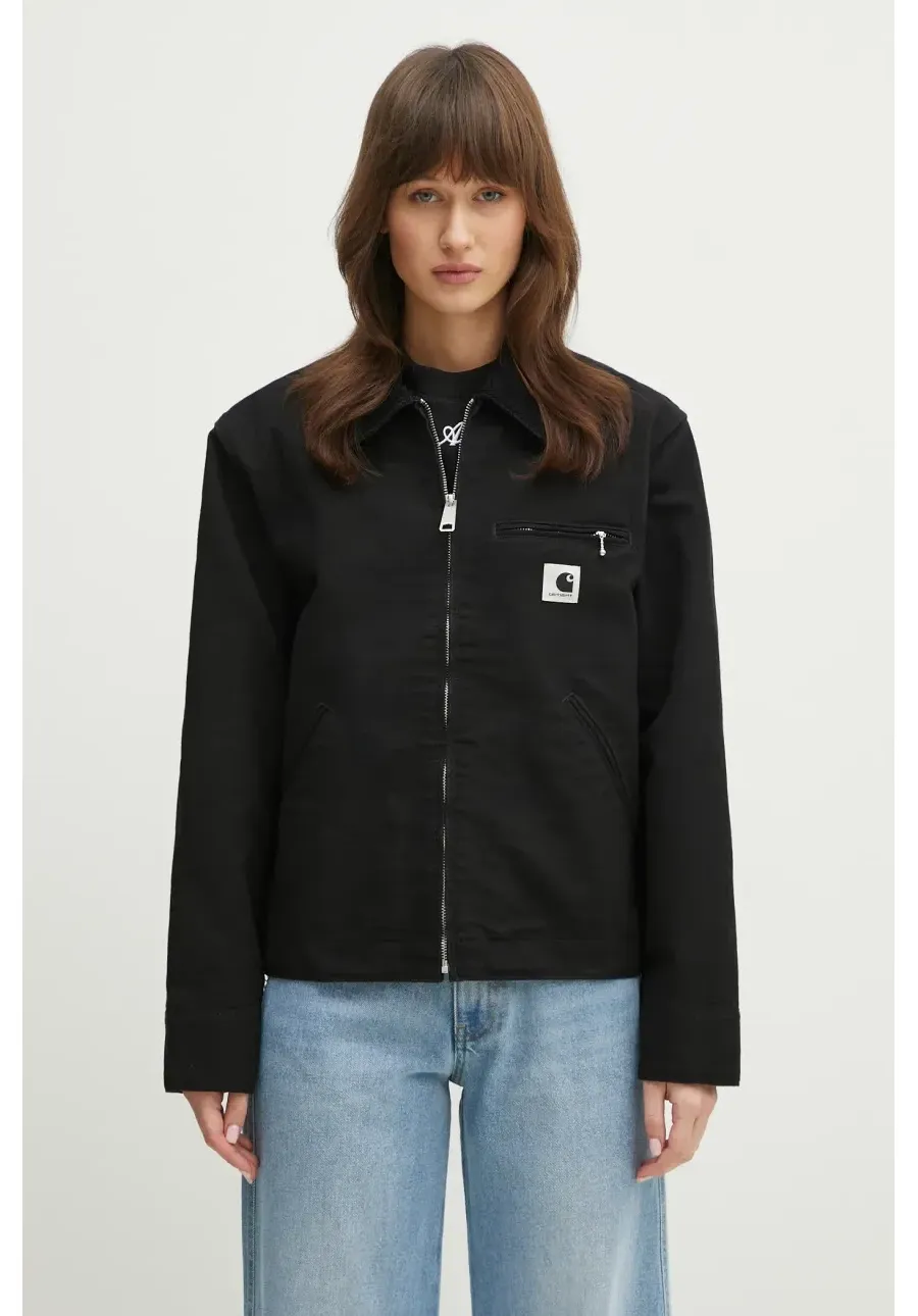obrazek 1 Carhartt WIP kurtka bawełniana OG Detroit Jacket kolor czarny przejściowa oversize I034844