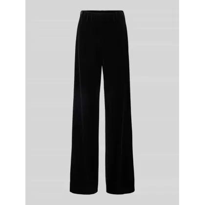 Zdjęcie Spodnie materiałowe z prostą nogawką i elastycznym pasem model ‘MIGNON’
