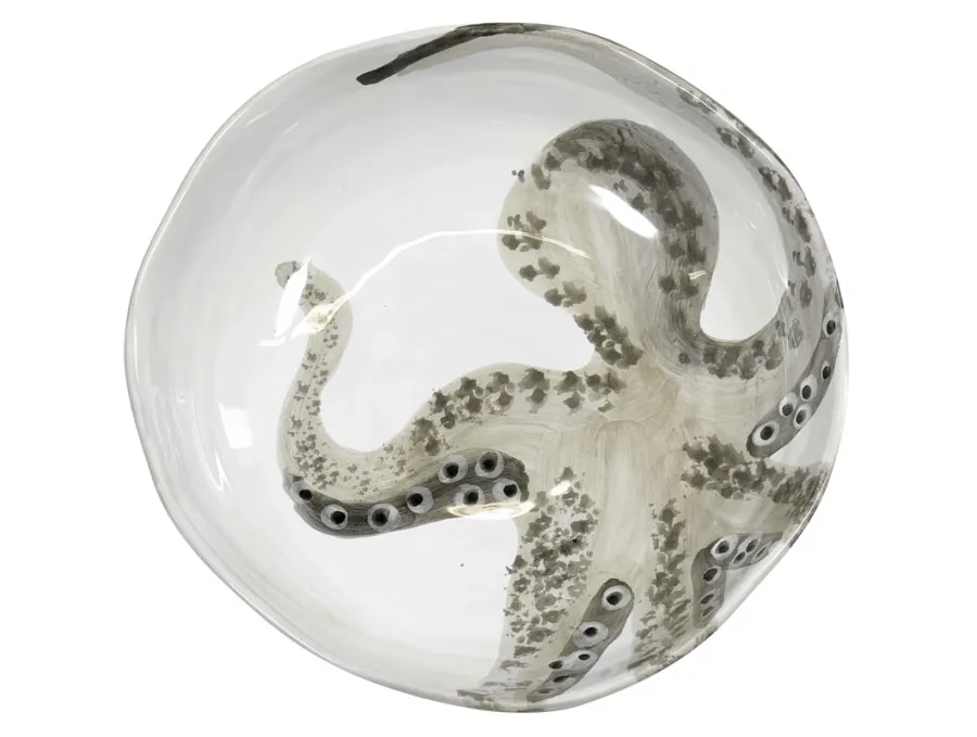obrazek 1 Unikalny ręcznie malowany ceramiczny komplet 2 talerzy do zupy - Virginia Casa