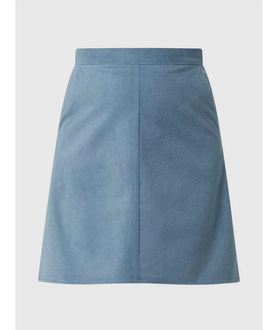 obrazek 1 Spódnica mini z wpuszczanymi kieszeniami w stylu francuskim model ‘Kane’