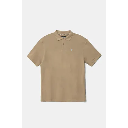 Zdjęcie Barbour polo bawełniane Tartan Pique Polo kolor zielony z aplikacją MML0012