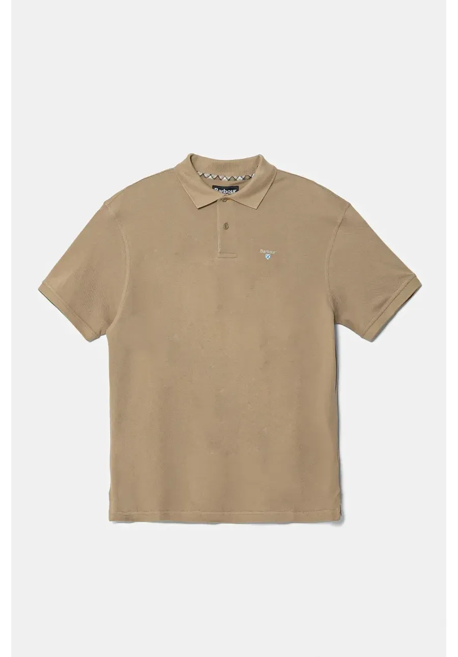 obrazek 1 Barbour polo bawełniane Tartan Pique Polo kolor zielony z aplikacją MML0012