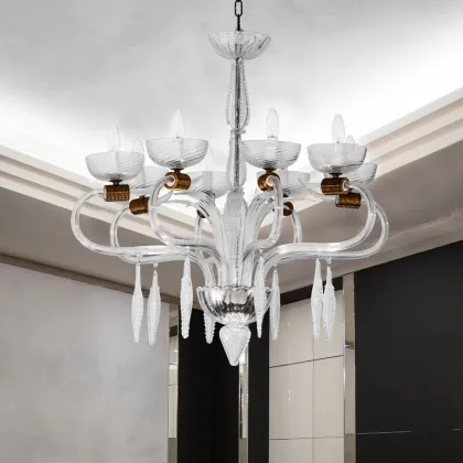 Zdjęcie Ładny 8-ramienny żyrandol LD190/8 marki Arte Veneziana