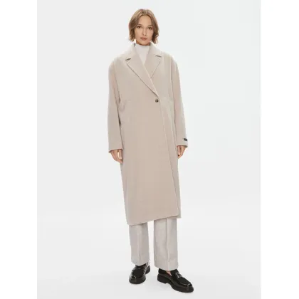 Zdjęcie Herskind Płaszcz wełniany Zion 4900816 Beżowy Regular Fit