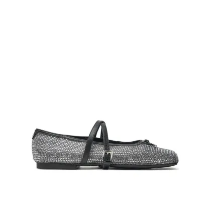 Zdjęcie MICHAEL Michael Kors Baleriny 40F4CTFP3D Srebrny