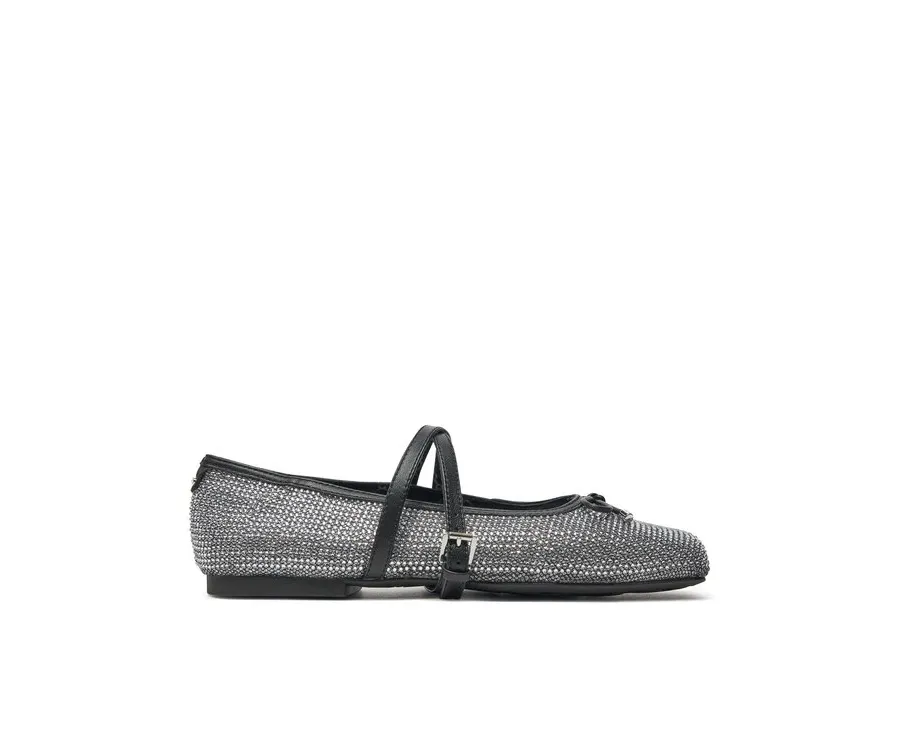 obrazek 1 MICHAEL Michael Kors Baleriny 40F4CTFP3D Srebrny