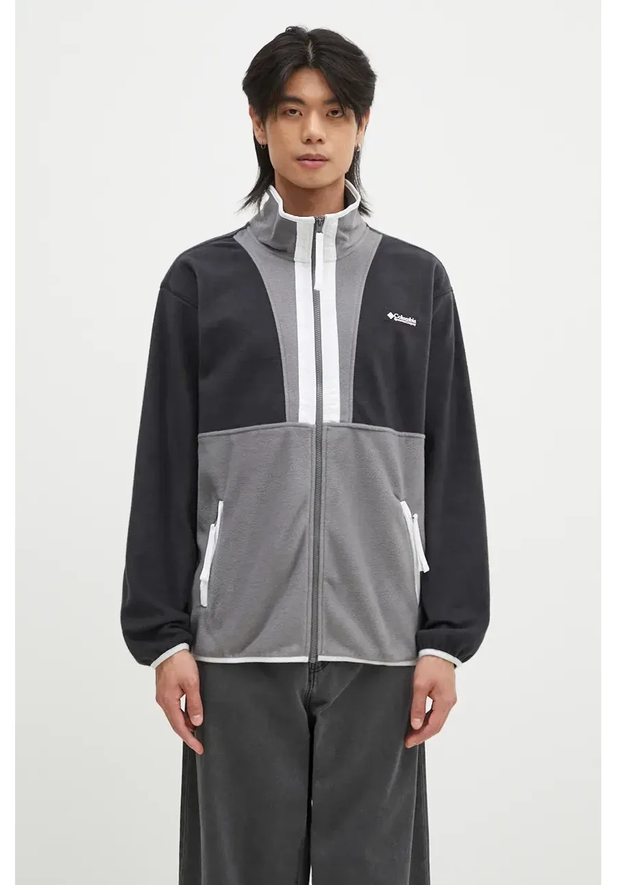 obrazek 1 Columbia bluza polarowa Backbowl II Full Zip Fleece kolor szary wzorzysta 2090851